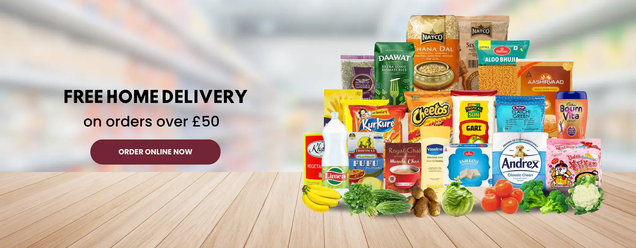 Authentic Flavors, Delivered Fresh